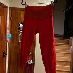 Pink/salmon leggings aerie XL